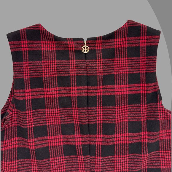Tommy Hilfiger Women’s Red & Black Checkered Dress – Size 4 - Picture 2 of 2